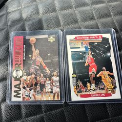 (2) Michael Jordan Cards 