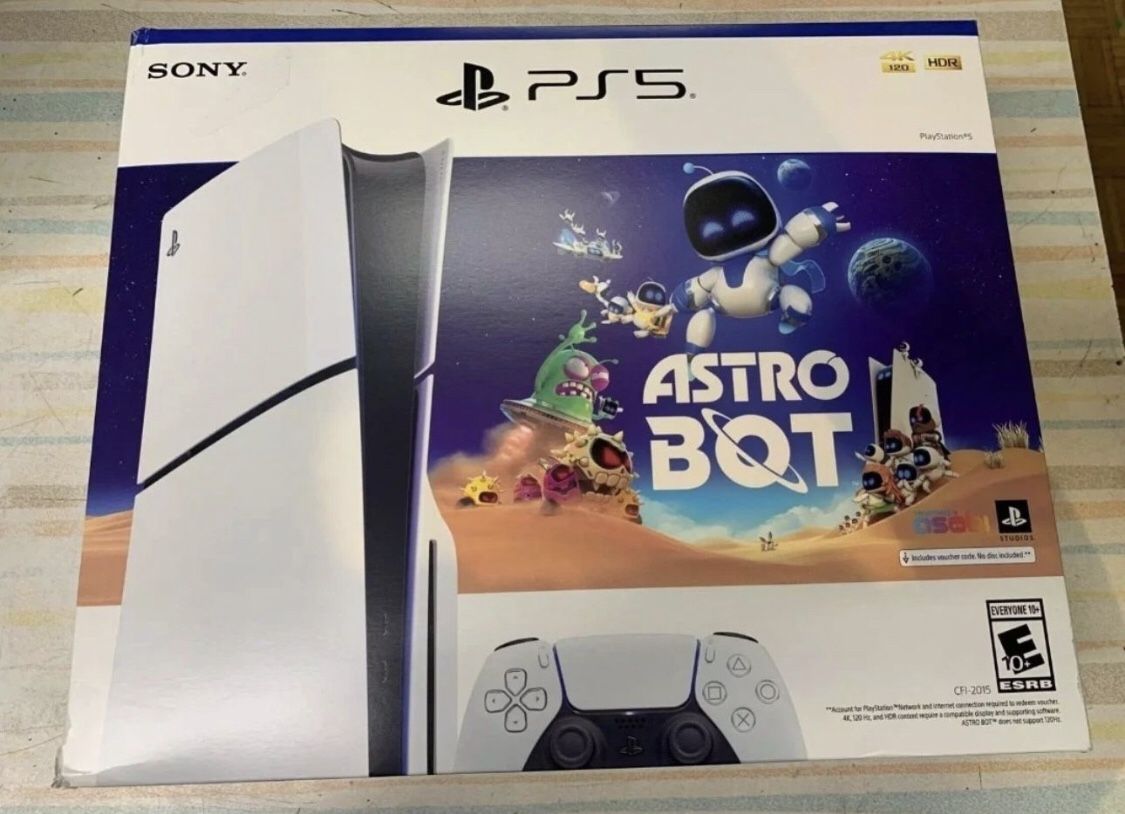 Ps5 PlayStation console Astro bot bundle disc version floor model