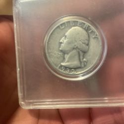 1932 D Silver Quarter
