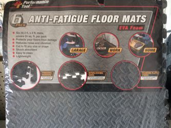 6 ANTI-FATIGUE FLOOR MATS 2ft x2ft Brand new sealed