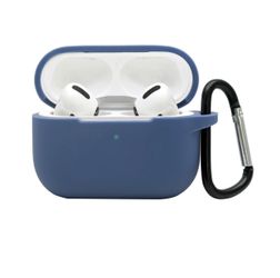 Silicone Protective Case for Apple AirPods Pro with Carabiner 