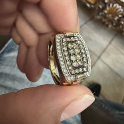 10 K Diamond Ring 