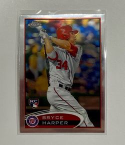 Bryce Harper Rookie Card • 2012 Topps Chrome #196