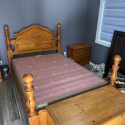Wood Bedroom Set 