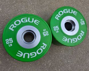 Rogue Dumbbell Bumper Rubber Weight Plates 25s