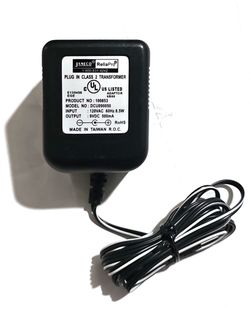 Jameco Ralla Pro 9V 500mA plug in class 2 transformer product # 100853 model#Dcu090050 input 120vac 60Hz 8.5w