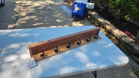 Coat hooks/ shelf