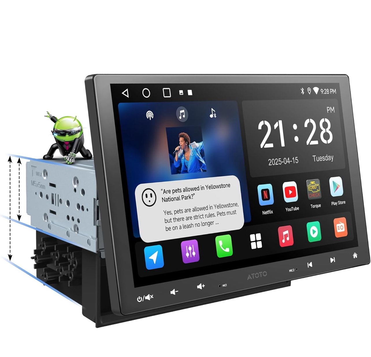 10 inch Double DIN & Single