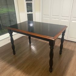 DINING TABLE SET WITH CHAIRS – SOLID WOOD (EXPANDABLE)