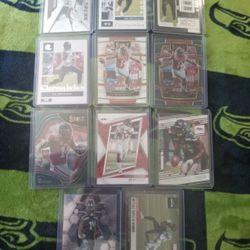 11 Card DK Metcalf Lot.