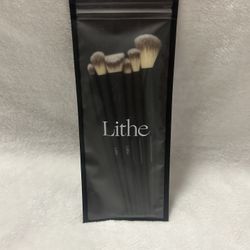 Lithe Everyday Makeup Brush Set of 6 Face & Eye Brushes Blending Concealer
