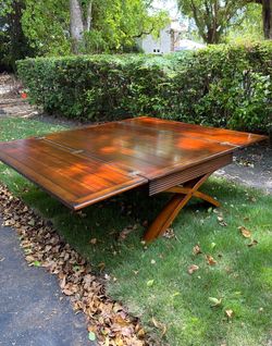 Vintage Flip-Top Expanding Console to Dining Table - Solid Wood
