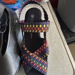 Bernie Mev Sz 39Multicolor Weave Memory Foam Footbed