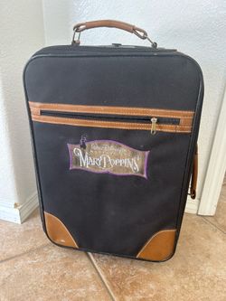 Mary Poppins Disney Masterpiece Embroidered Rolling Suitcase1990s