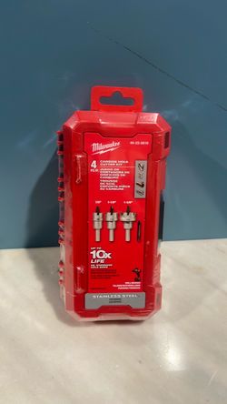 Milwaukee 4-Piece Carbide Hole Cutter Kit