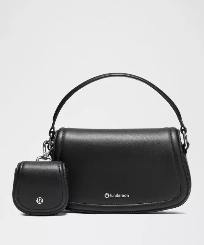 Brand New LULULEMON Black Leather Purse!!!