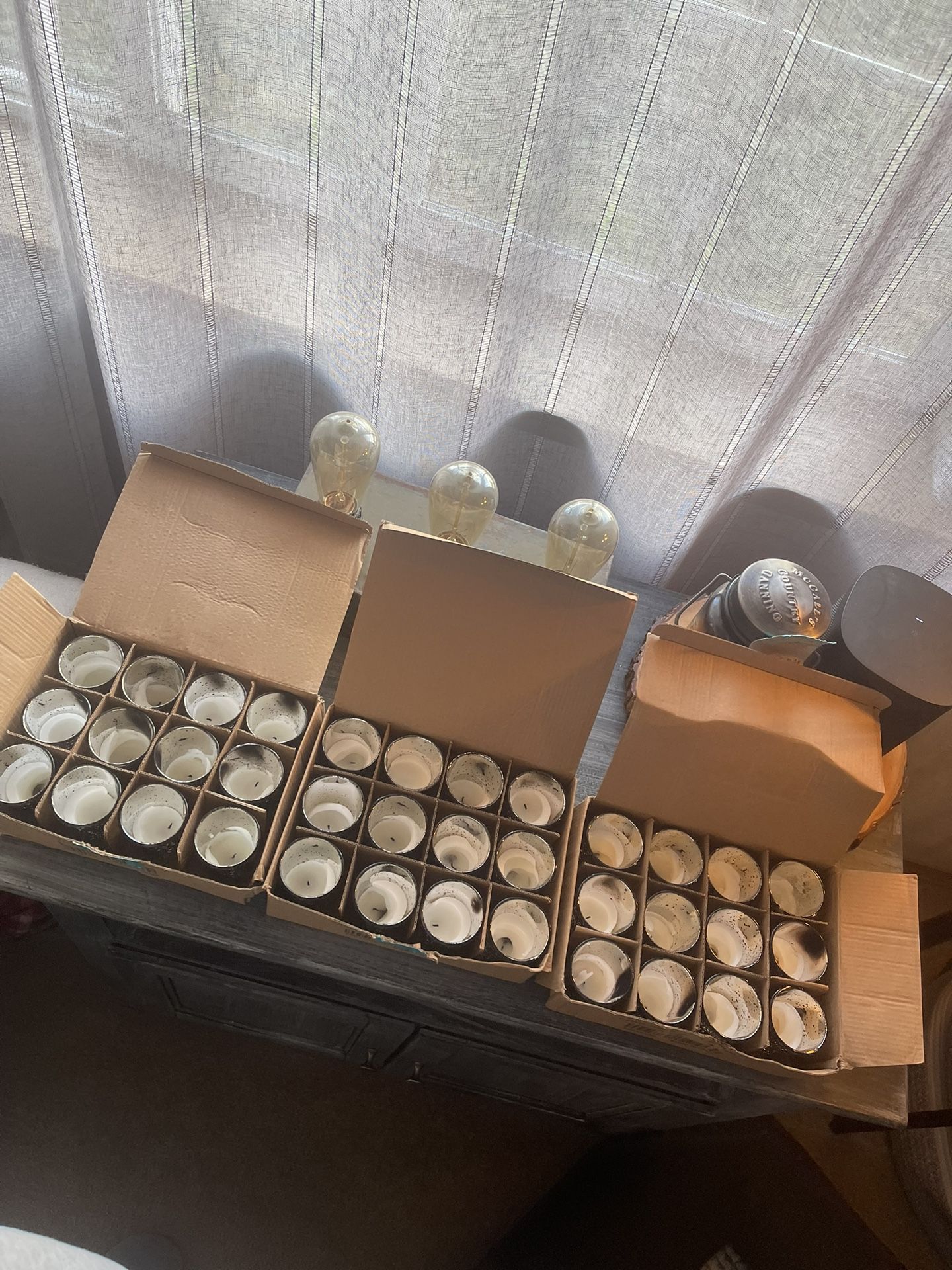 36 Used Silver Candle Holders Used For Wedding 
