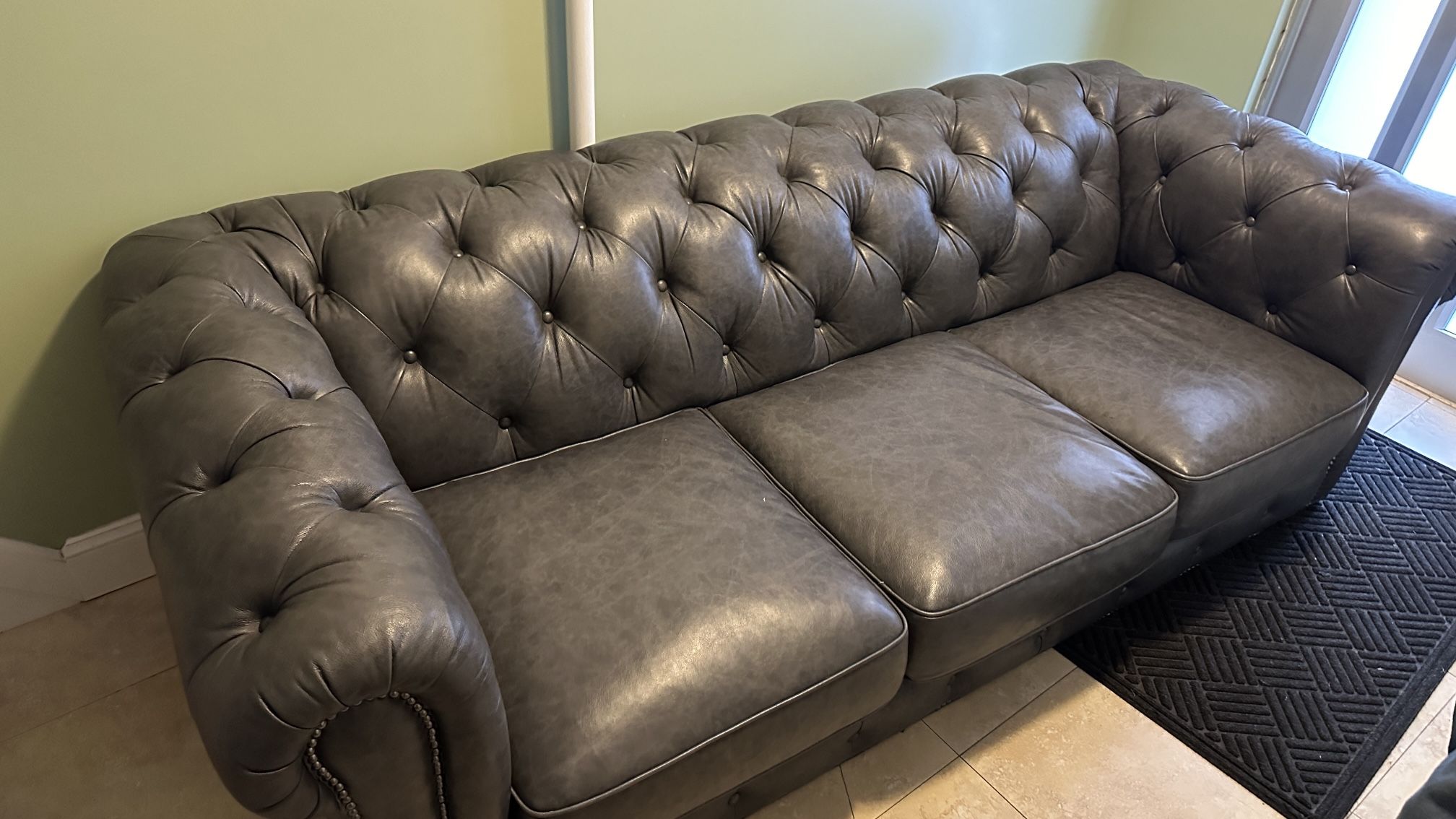 Leather Couch