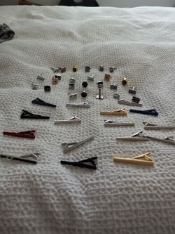 Tie Clips And Cufflinks