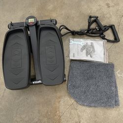 New Mosuny Exercise Stepper Machine With Resistance Bands And Digital Monitor