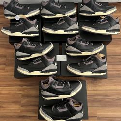 Size (10.5) (11) (11.5) - Jordan 3 A Ma Maniere ‘While You Were Sleeping’