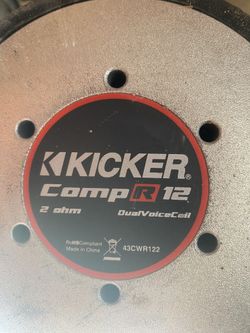 Kicker CompR 12 Inch Subwoofers