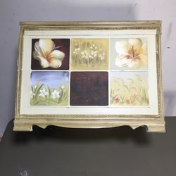 Decorative Wood Storage Chest