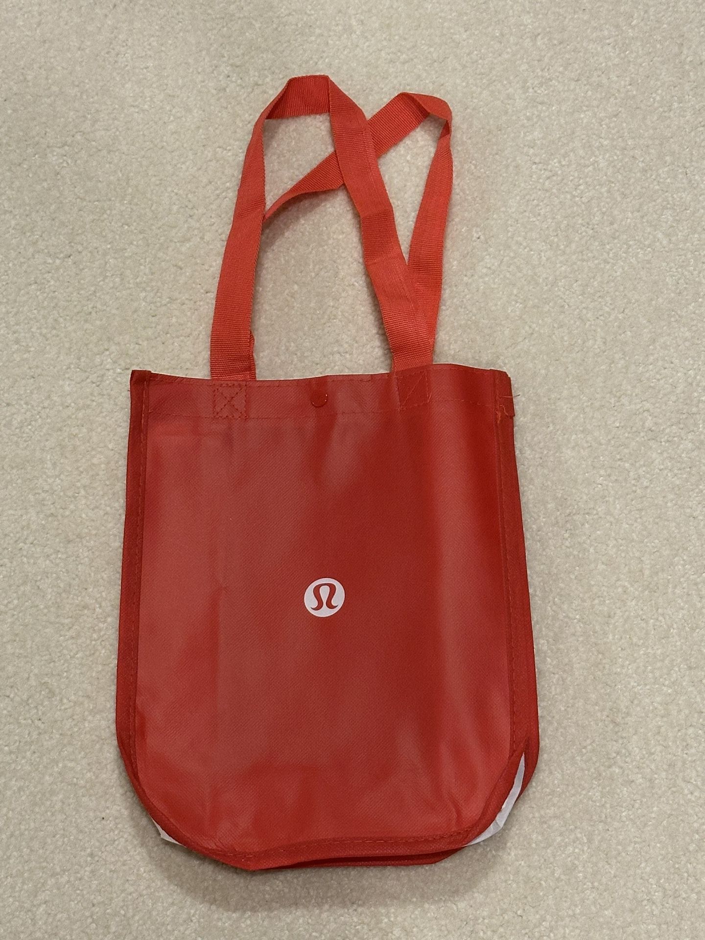 Lululemon Red Small Reusable Tote Carryall Gym Bag