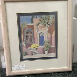 Print Front Door Framed