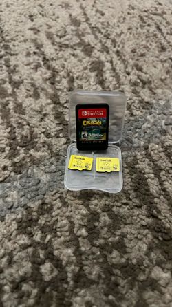 Nintendo Switch 2 San Disk 256 Gb And A Nintendo Switch Game Called Crash N Same Trilogy