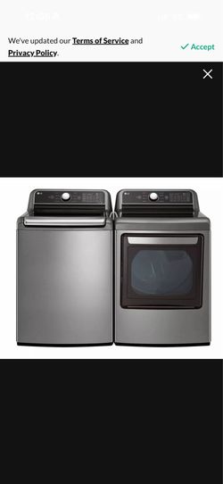 LG washer and dryer set