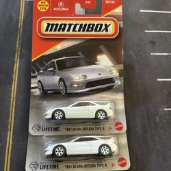 Matchbox White Acura Integra Both Variations