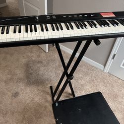 Electronic Keyboard With Stand And Chair