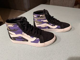 Vans SK8-Hi Purple Camo High-Top Sneakers