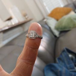 2.5 Carat Real Diamond Ring White Gold