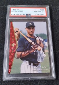 1995 Upper Deck Derek Jeter SP Foil Autograph Rookie Card PSA/DNA Certified