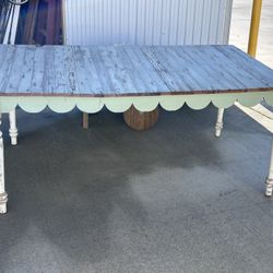 Rustic Cottage Style Dining Table 