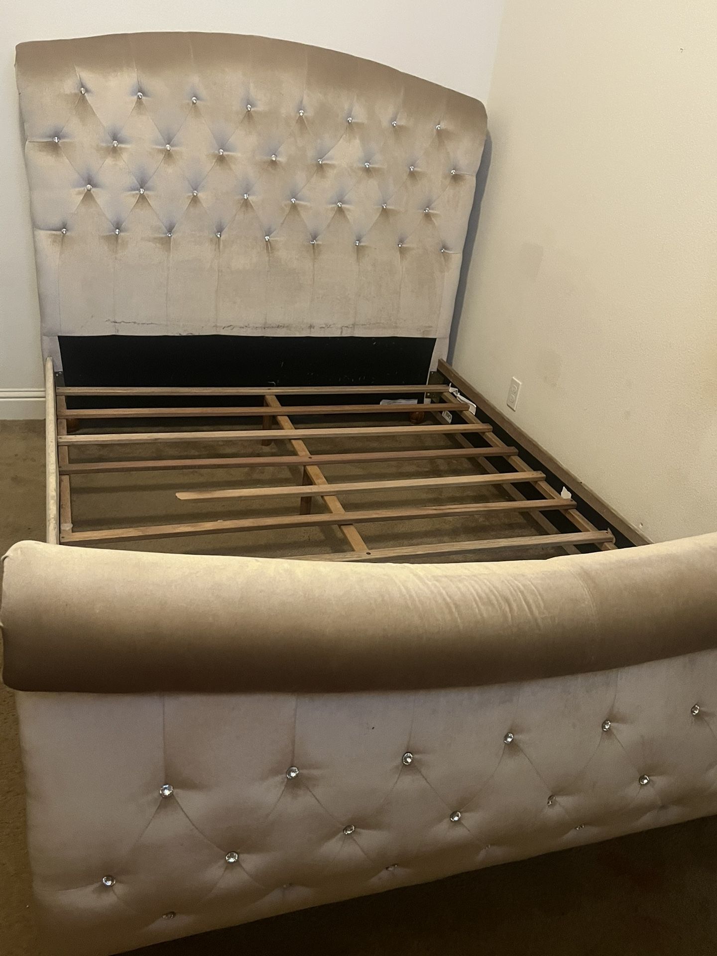 Bed Frame And Dresser 
