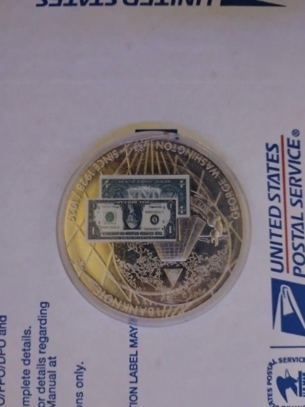 1 Dollar Silver Bank Bote