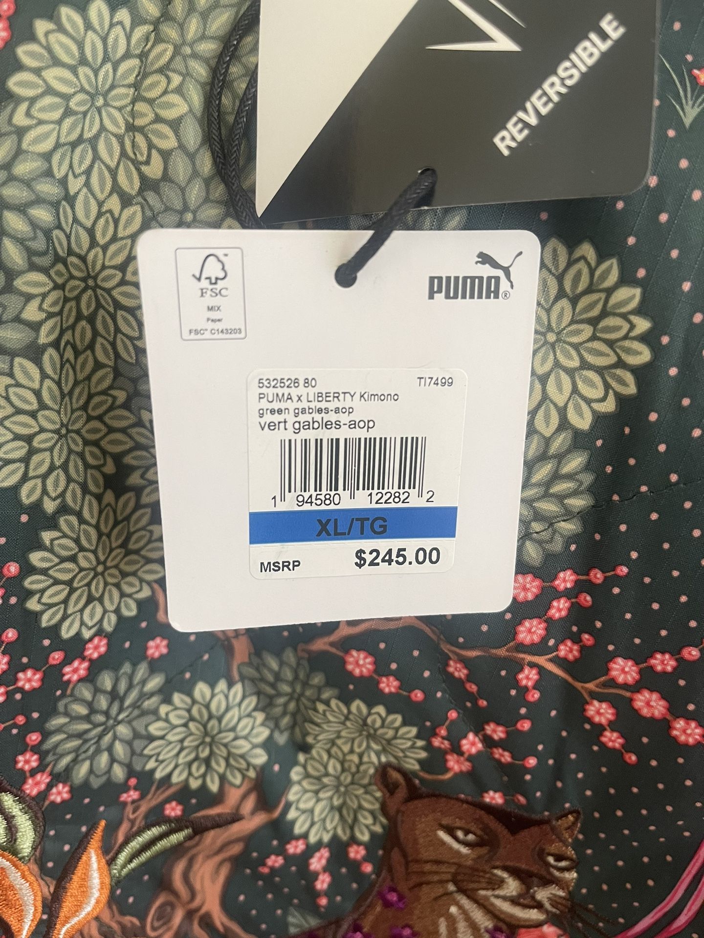 Kimono Jacket Puma Liberty Kimono Kimono Puma Puma X Liberty