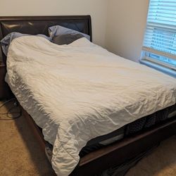 Queen Bed and Bedframe