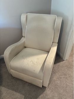 Comfortable Swivel Reclining Chair (Tan)
