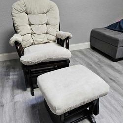 Glider Rocking Chair and Ottoman