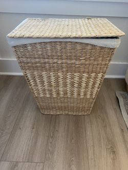 Wicker Laundry Bin