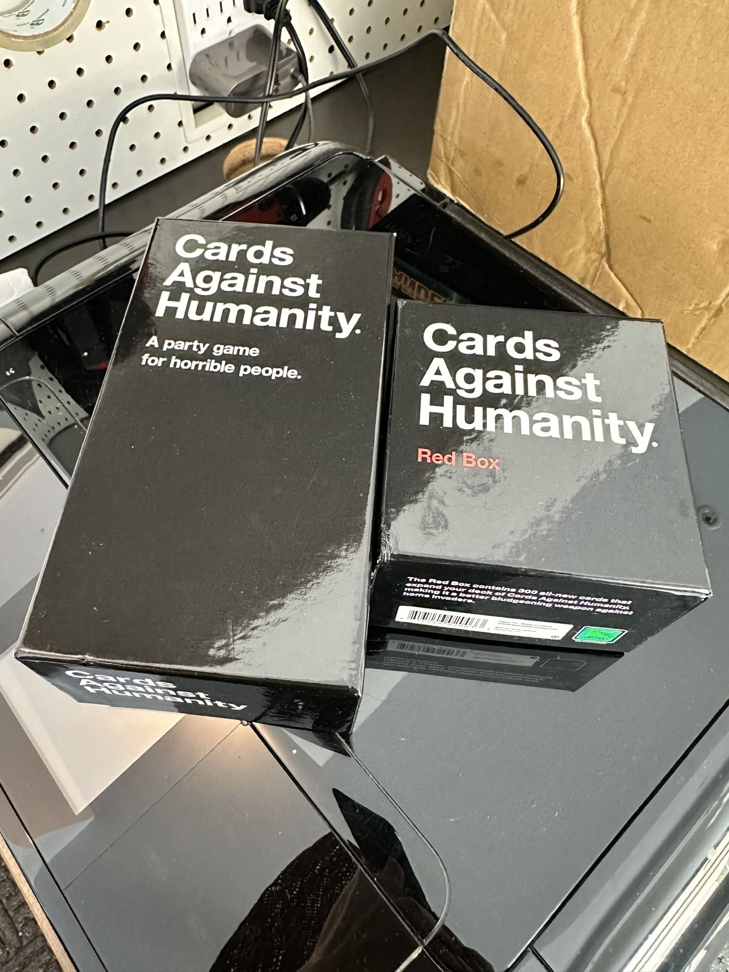 Cards Against Humanity with Red Box Expansion for Sale in Rancho Santa