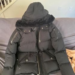 Black Authentic Moose Knuckles Coat