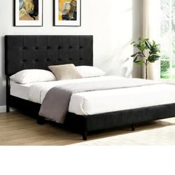 Brand New Black Queen Size Bed Frame With New Mattress/Fast Delivery 
