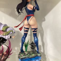 Psylocke X-Men Statue Marvel Sexy Girl Figure Collectible 1:6 97 Movie Anime Dc