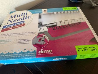 DIME Multi-Needle Snap Hoop.  Monster – GM1 & GM3 – $275 OBO