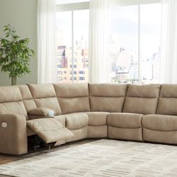 Next Generation Durapella Power Reclining Sectional By Ashley 